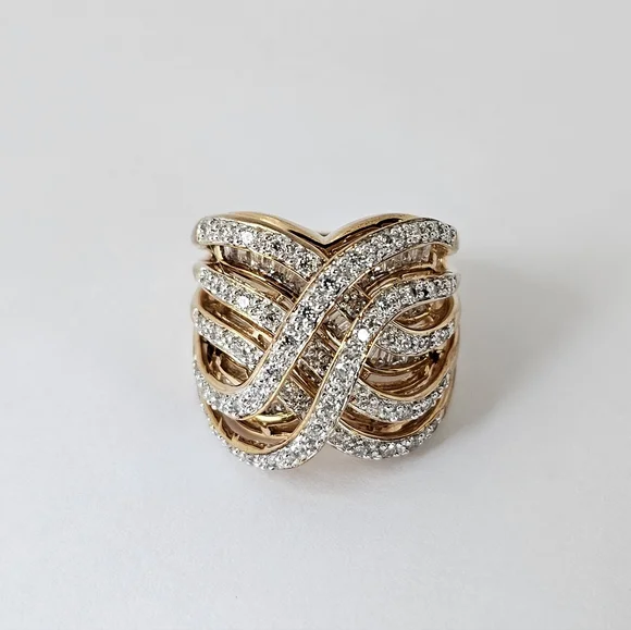 Gorgeous Victoria Wieck Absolute Gemstones & Vermeil Ring Sz 6! - Picture 3 of 11